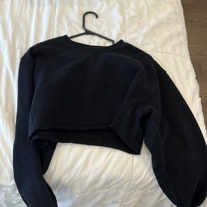 TNA Cozy AF cropped crew neck